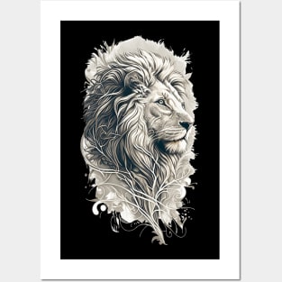 White Lion Posters and Art